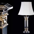 Tomas y Saez, элитные настольные лампы из стекла покрытые золотом и серебром, производство Испания